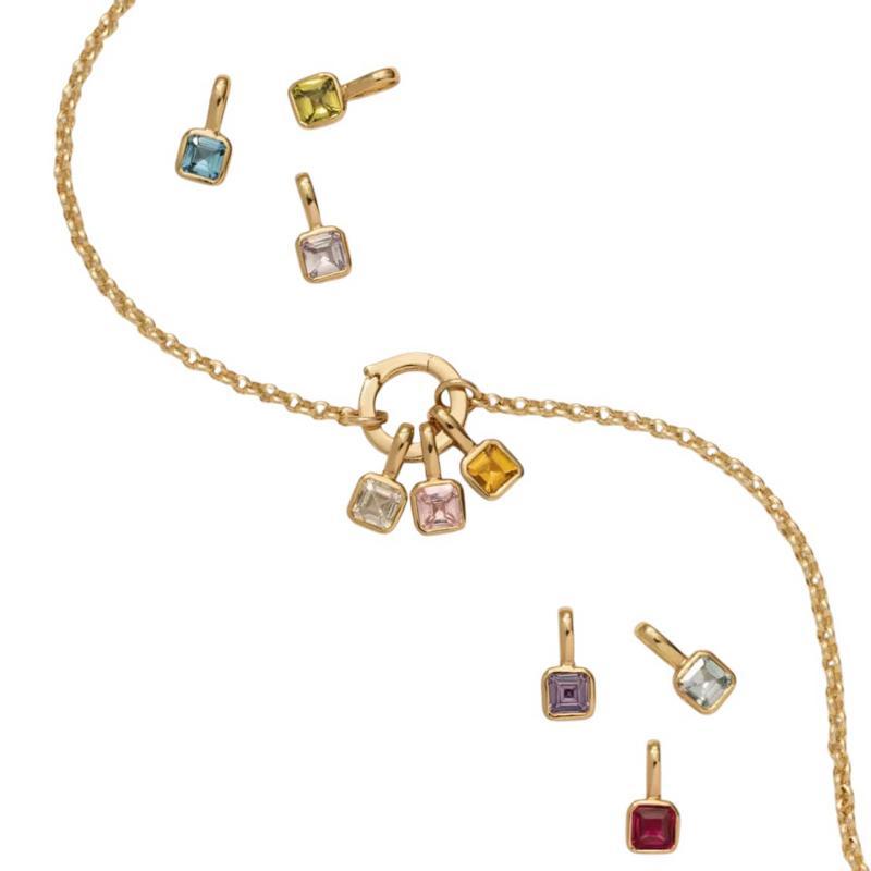 Hadiya London Clasp Link Necklace & Bracelet 18K Gold Plated Stainless Steel - Tarnish-Free Waterproof Hypoallergenic