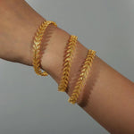 Load image into Gallery viewer, Olive Branch Cuff Bangle